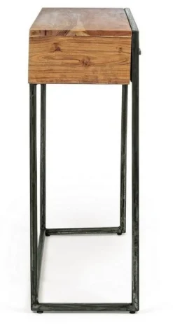 CONSOLLE IN LEGNO 2 CASSETTI - EGON