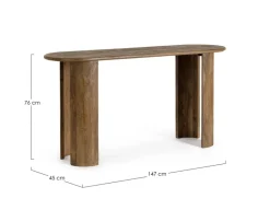 CONSOLLE IN LEGNO BROWN - ORLANDO