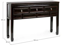 CONSOLLE IN LEGNO NERO - JINAN