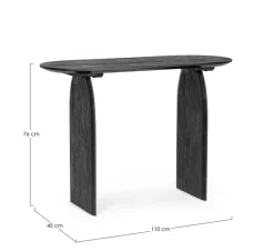 CONSOLLE IN LEGNO NERO - MONTERREY