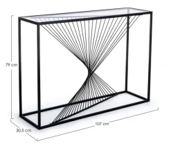 CONSOLLE IN METALLO - ESPIRAL