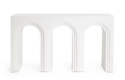 CONSOLLE RHOME TWIN RETT BIANCO