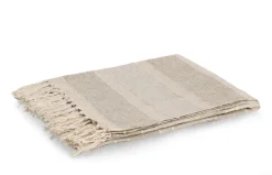 COPERTA RAIPUR NATURALE 130X170