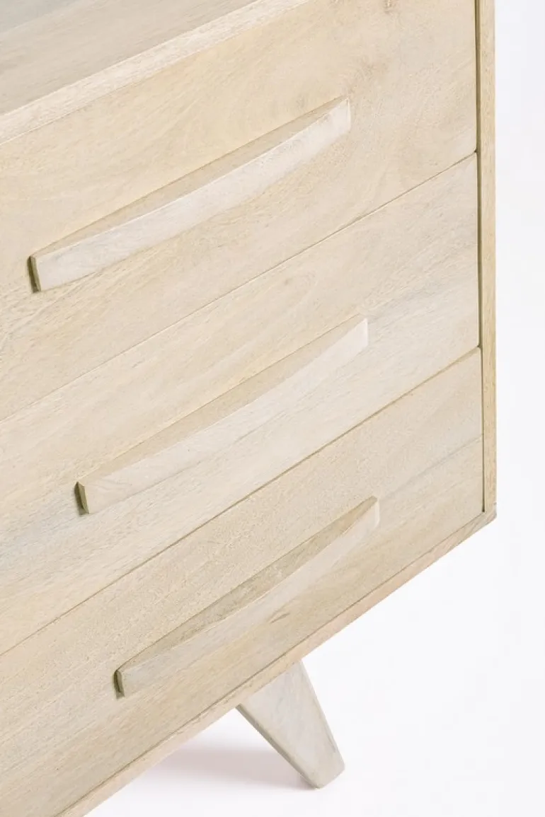 CREDENZA 2 ANTE IN LEGNO - SAHANA