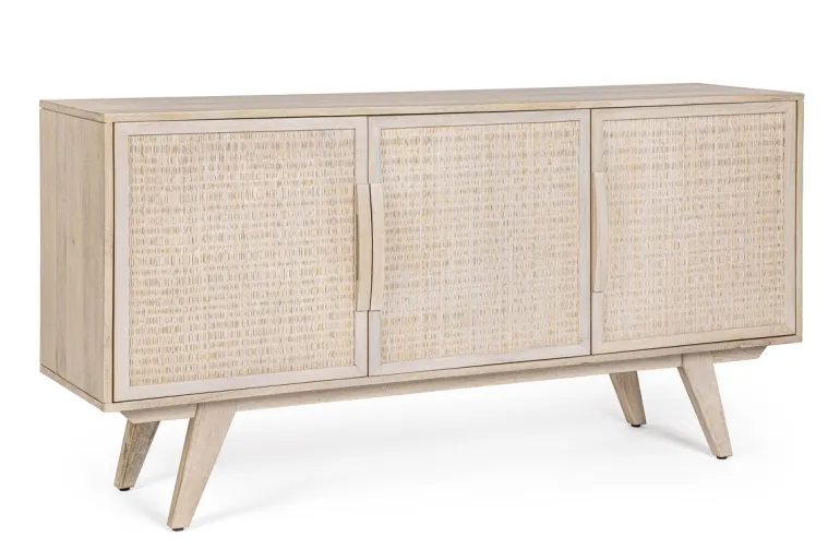 CREDENZA 3 ANTE IN LEGNO - SAHANA