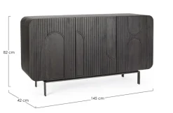 CREDENZA 3 ANTE IN LEGNO - ORISSA