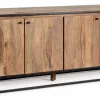 CREDENZA 4 ANTE IN LEGNO SHEESHAM - NARTAN