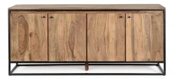 CREDENZA 4 ANTE IN LEGNO SHEESHAM - NARTAN