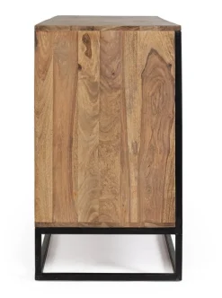 CREDENZA 4 ANTE IN LEGNO SHEESHAM - NARTAN