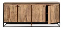 CREDENZA 4 ANTE IN LEGNO SHEESHAM - NARTAN