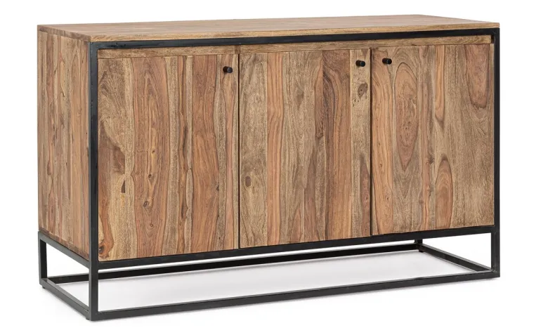 CREDENZA 3 ANTE IN LEGNO SHEESHAM - NARTAN