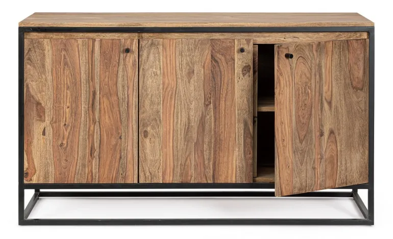 CREDENZA 3 ANTE IN LEGNO SHEESHAM - NARTAN