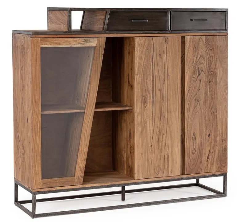 CREDENZA ALTA IN LEGNO - JANAK