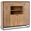 CREDENZA ALTA IN LEGNO SHEESHAM - NARTAN