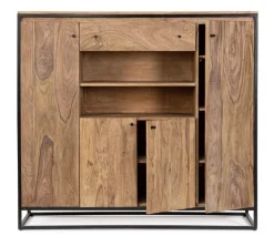 CREDENZA ALTA IN LEGNO SHEESHAM - NARTAN