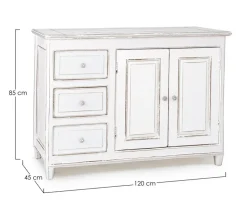 CREDENZA IN LEGNO 2 ANTE - COLETTE