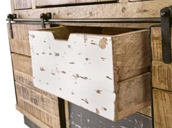 CREDENZA IN LEGNO 2 ANTE - TUDOR