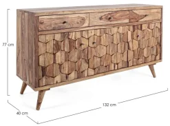 CREDENZA IN LEGNO 3 ANTE - KANT