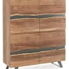 CREDENZA IN LEGNO 2 ANTE - ARON