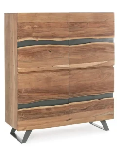 CREDENZA IN LEGNO 2 ANTE - ARON