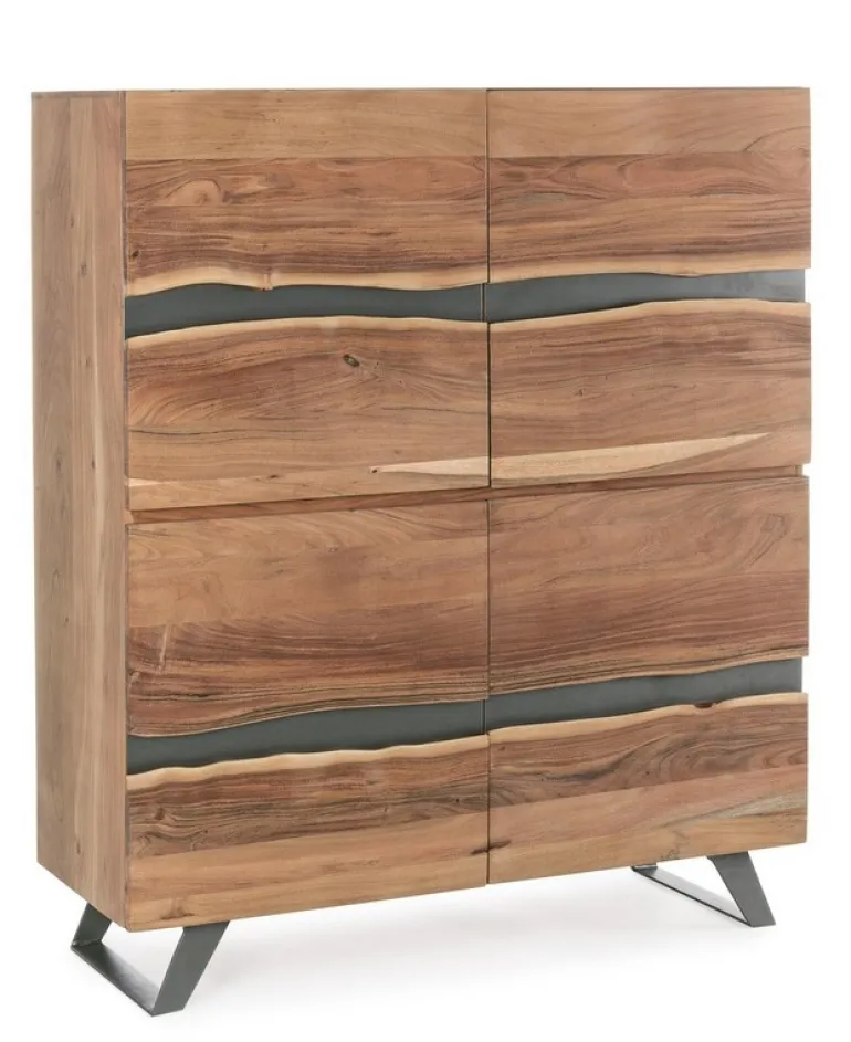 CREDENZA IN LEGNO 2 ANTE - ARON