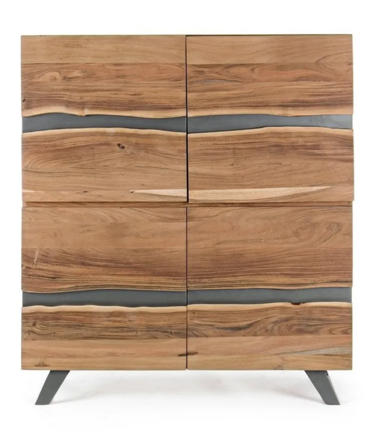CREDENZA IN LEGNO 2 ANTE - ARON
