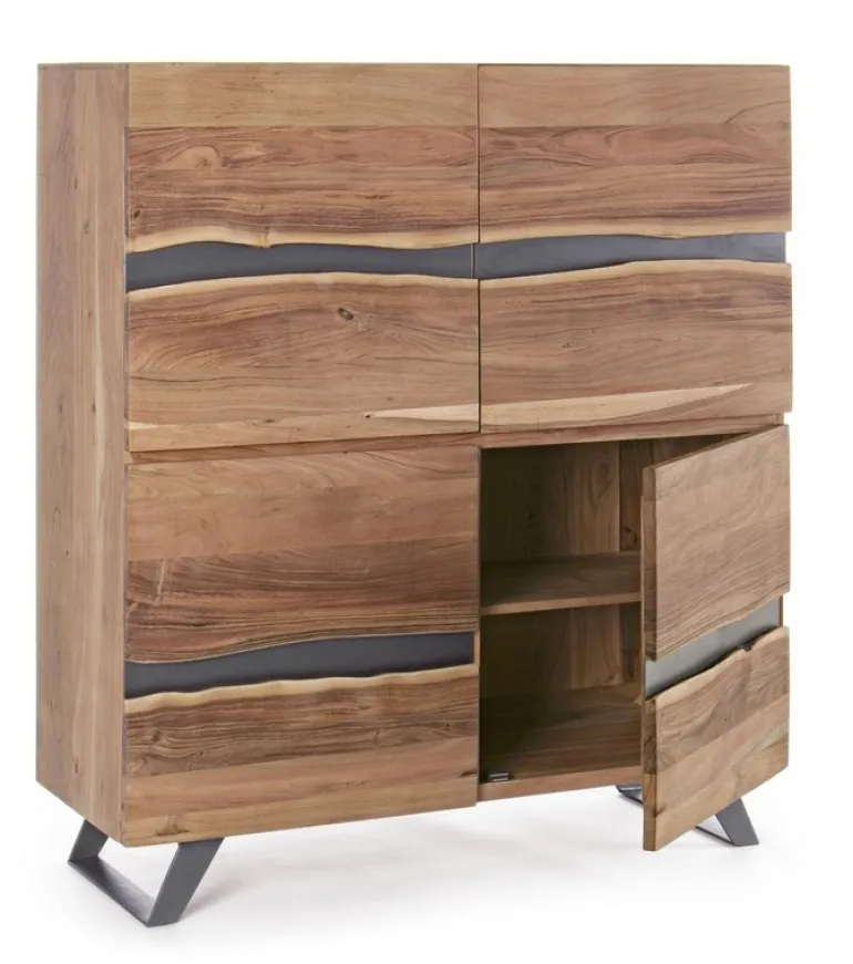 CREDENZA IN LEGNO 2 ANTE - ARON