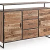 CREDENZA IN LEGNO 2 ANTE - ELMER