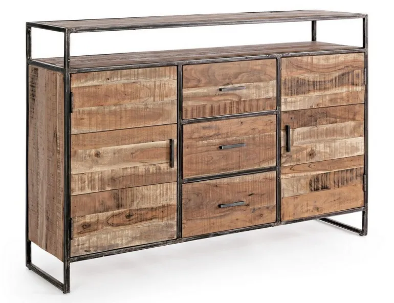 CREDENZA IN LEGNO 2 ANTE - ELMER