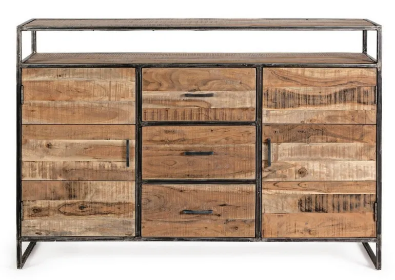 CREDENZA IN LEGNO 2 ANTE - ELMER