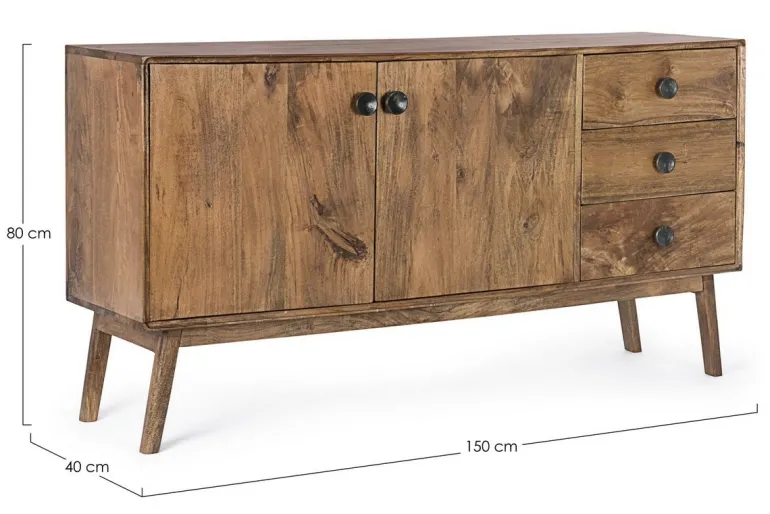CREDENZA IN LEGNO - SYLVESTER