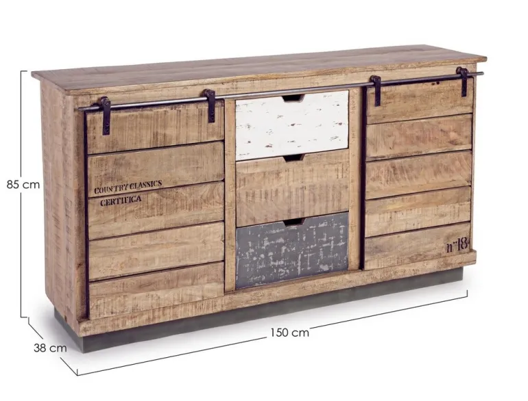 CREDENZA IN LEGNO - TUDOR