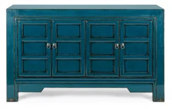 CREDENZA IN LEGNO BLU - JINAN