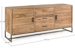 CREDENZA IN LEGNO L - ELMER
