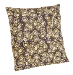 CUSCINO CALAIS NERO C-MARGHERITA 45X45