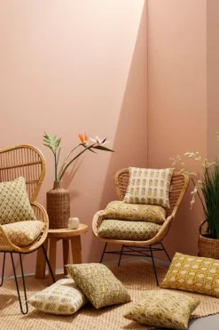 CUSCINO REIMS VERDE C-FIORE 45X45