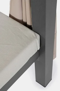 DAYBED IN ALLUMINIO ANTRACITE - DREAM