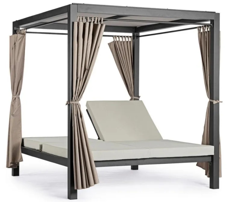 DAYBED IN ALLUMINIO ANTRACITE - DREAM