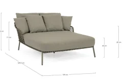 DAYBED 2P C-C IVISSA VERDE