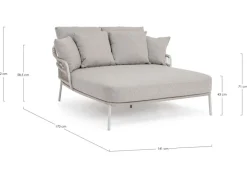 DAYBED 2P C-C TALAIA FROSTY
