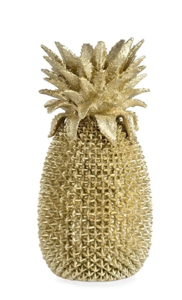 DECORAZIONE ANANAS SURABAYA ORO H49,5