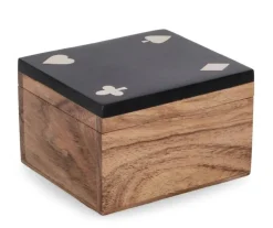 DECORAZIONE CARTE FORTUNE NERO 11,8X10,4