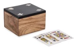 DECORAZIONE CARTE FORTUNE NERO 11,8X10,4