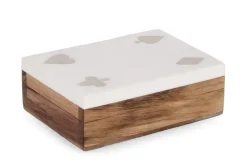 DECORAZIONE CARTE FORTUNE BIANC 11,3X8,3