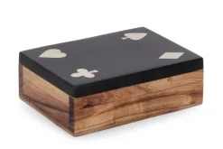 DECORAZIONE CARTE FORTUNE NERO 11,3X8,3