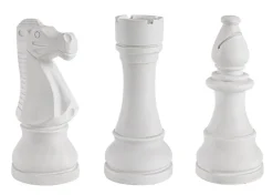 DECORAZIONE CHESS 3FIGURE BIANCO ASS3