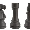 DECORAZIONE CHESS 3FIGURE ANTRACITE ASS3