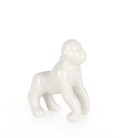 DECORAZIONE GORILLA MOWGLI BIANCO H14