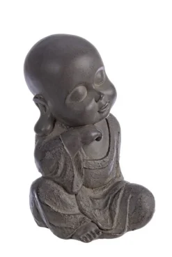 DECORAZIONE IN FIBRA DI ARGILLA - BUDDHA SERENO