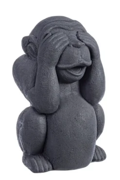 DECORAZIONE IN FIBRA DI ARGILLA - SCIMMIA NON VEDO